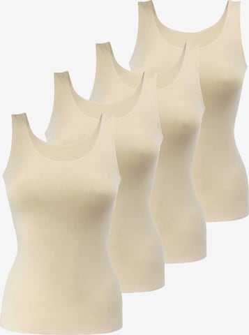 Maillot de corps Yenita en beige : devant