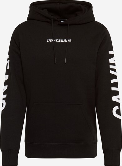 Calvin Klein Jeans Mikina - černá / bílá, Produkt