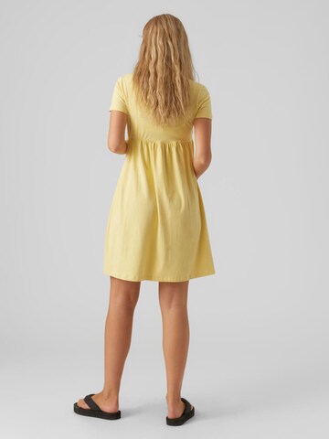 MAMALICIOUS Kleid 'Mia' in Gelb