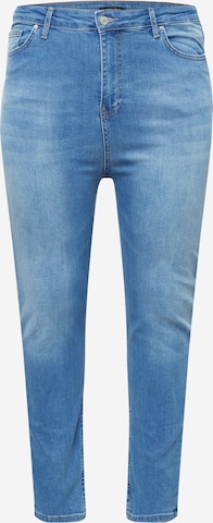Trendyol Curve גזרת סלים ג'ינס בכחול: מלפנים
