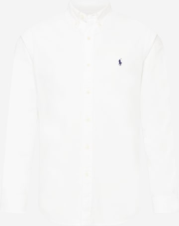 Coupe regular Chemise Polo Ralph Lauren en blanc : devant