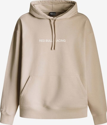 Red Bull Racing x Pepe Jeans Sweatshirt 'Breaking Records' in Beige: front