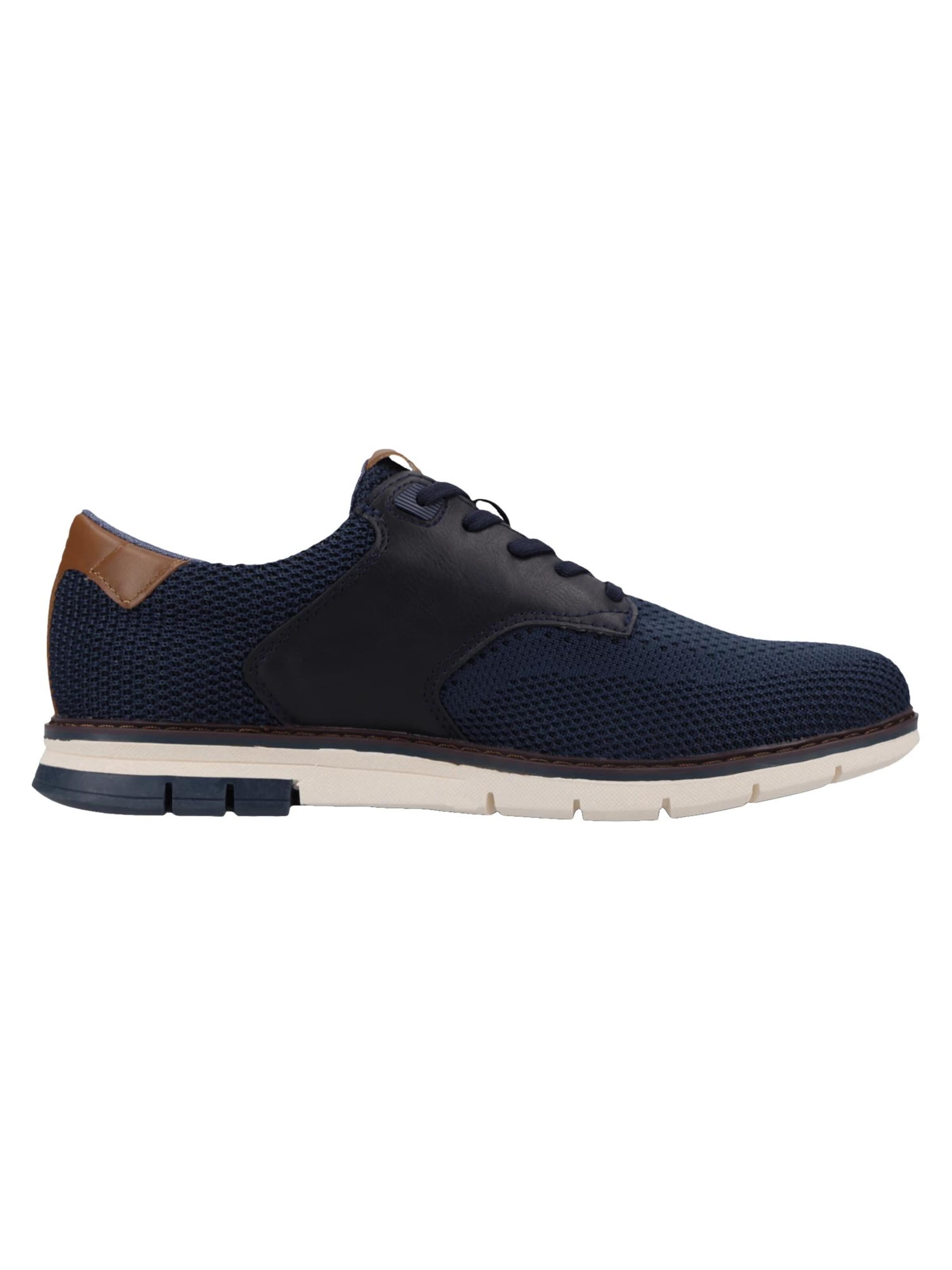 bugatti Athletic Lace-Up Shoes 'Basic' in Blue