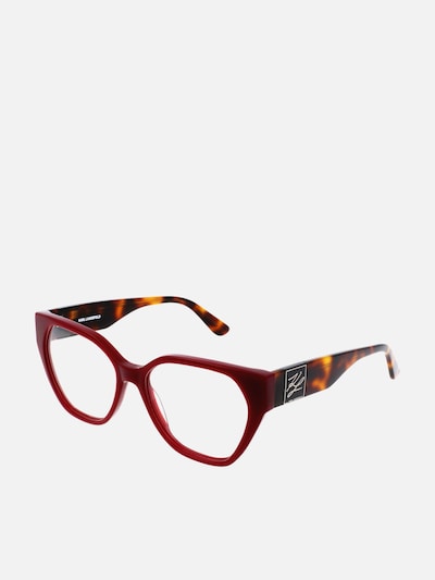 Karl Lagerfeld Sunglasses 'Karl Lagerfeld KL6053 (604) burgundy 54/16/140 WOMAN Eyewear Frame' in 54 in Red, Item view
