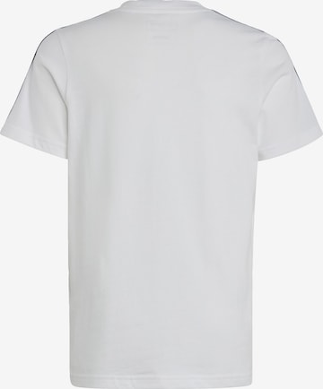 ADIDAS SPORTSWEAR Toiminnallinen paita 'Essentials 3-Stripes ' värissä valkoinen