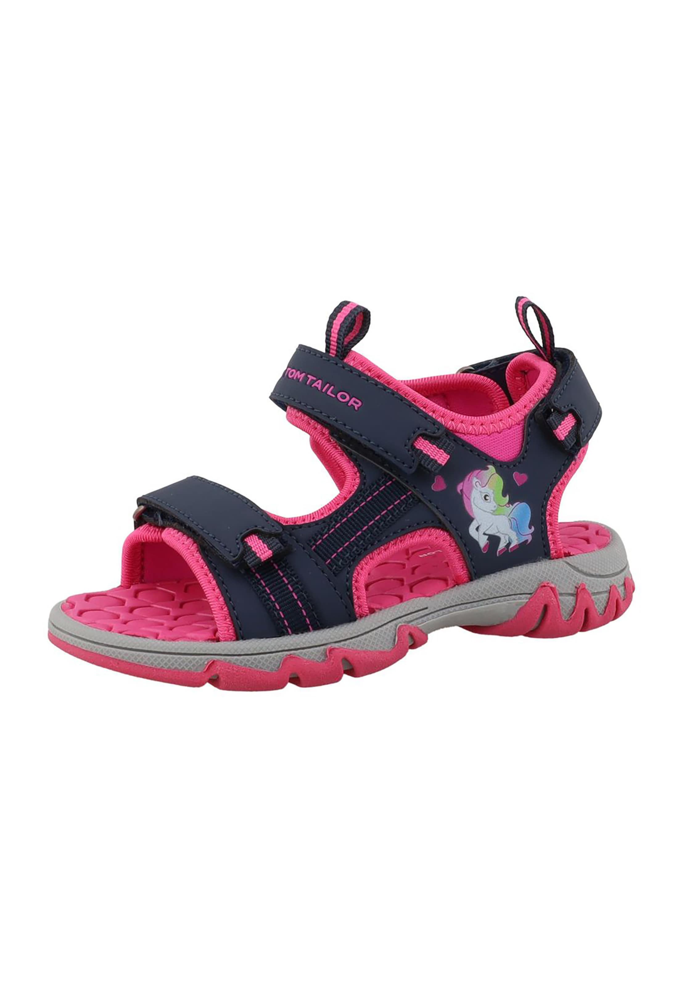 TOM TAILOR Sandály – pink: přední strana