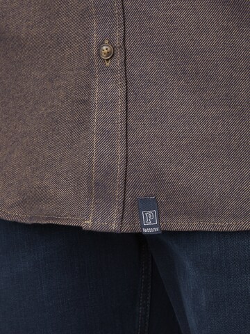PADDOCKS Regular fit Button Up Shirt in Brown