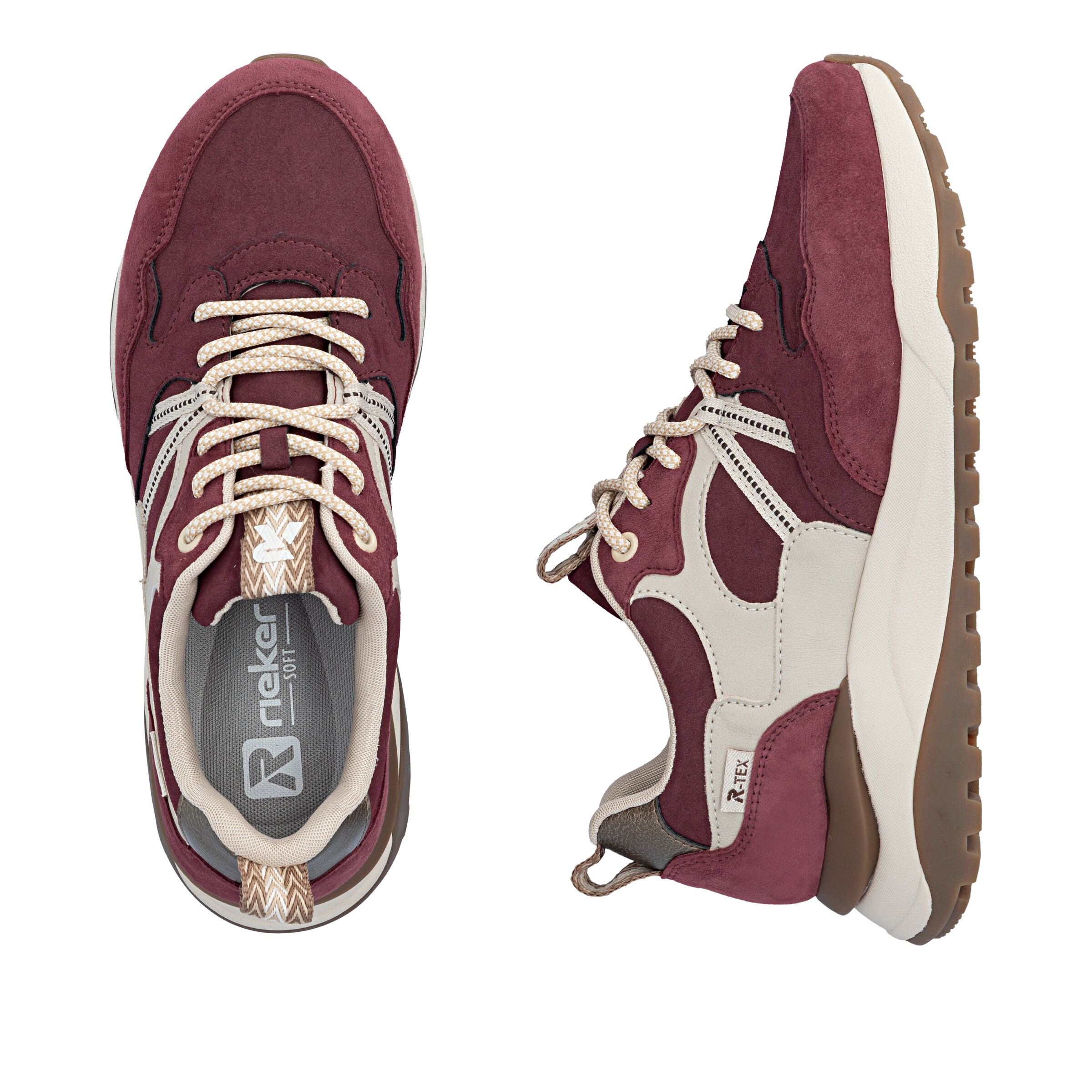 Rieker Sneaker in Rot