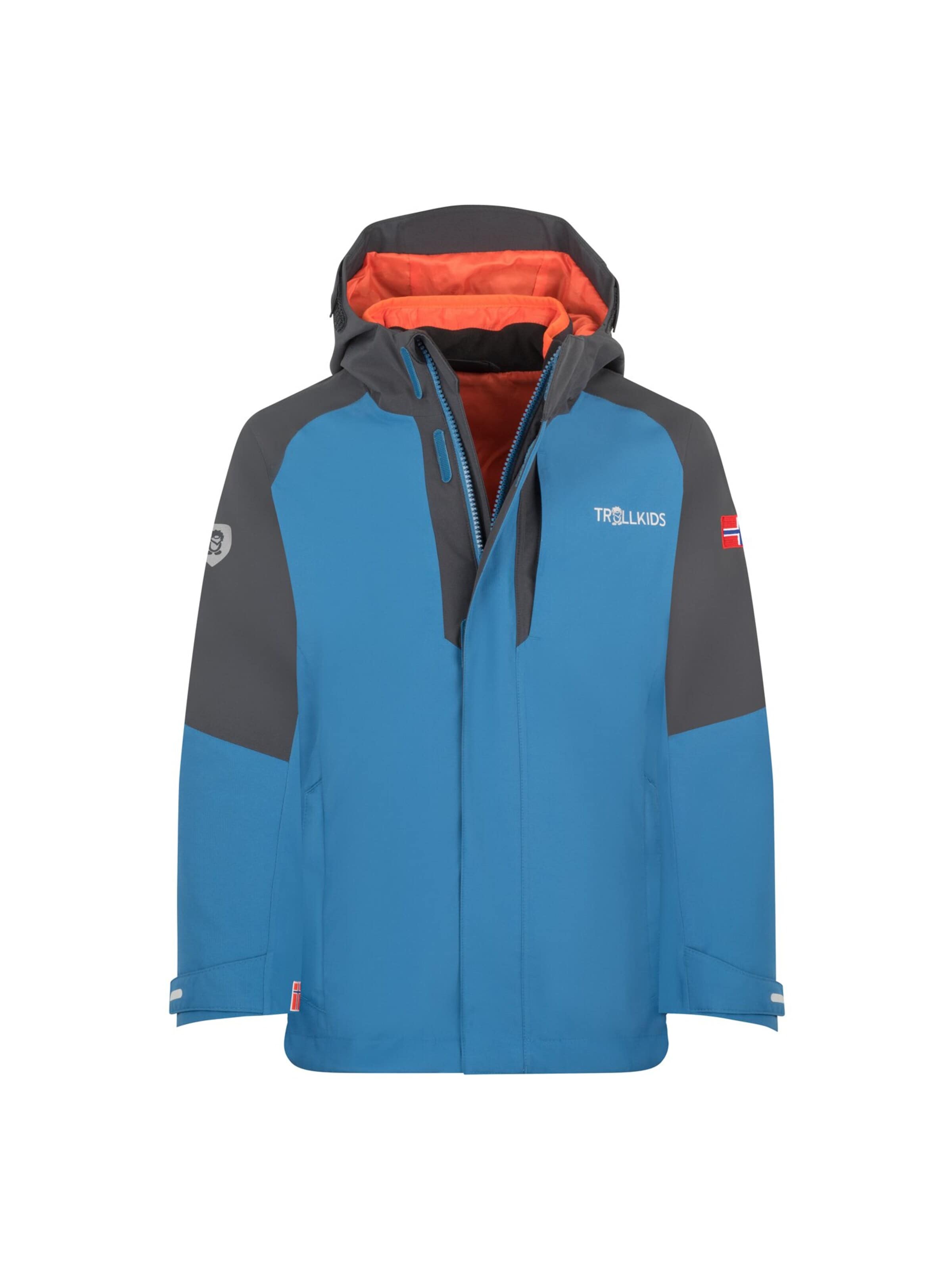 TROLLKIDS Outdoor jacket in Blue: front