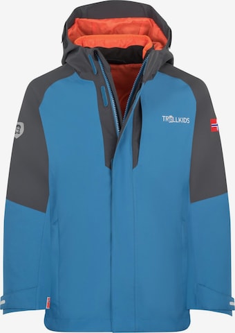 TROLLKIDS Outdoor jacket in Blue: front