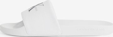Calvin Klein Jeans Pantofle – bílá: přední strana