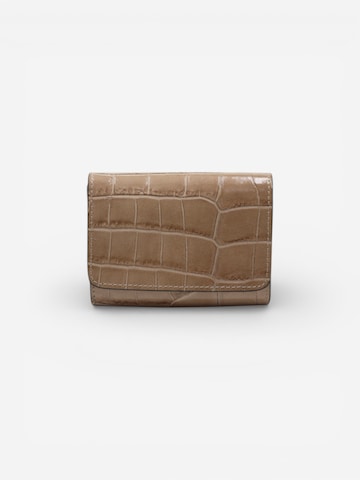 Cheval Firenze Wallet 'COSMO MINI CROC' in Grey: front