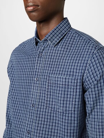 TOM TAILOR Regular fit Button Up Shirt in Blue