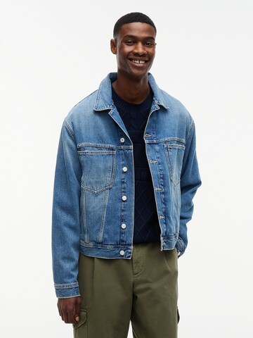 Veste mi-saison Tommy Jeans en bleu : devant