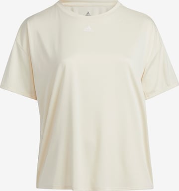 T-shirt fonctionnel 'TRNG 3S TEE PS' ADIDAS PERFORMANCE en blanc : devant