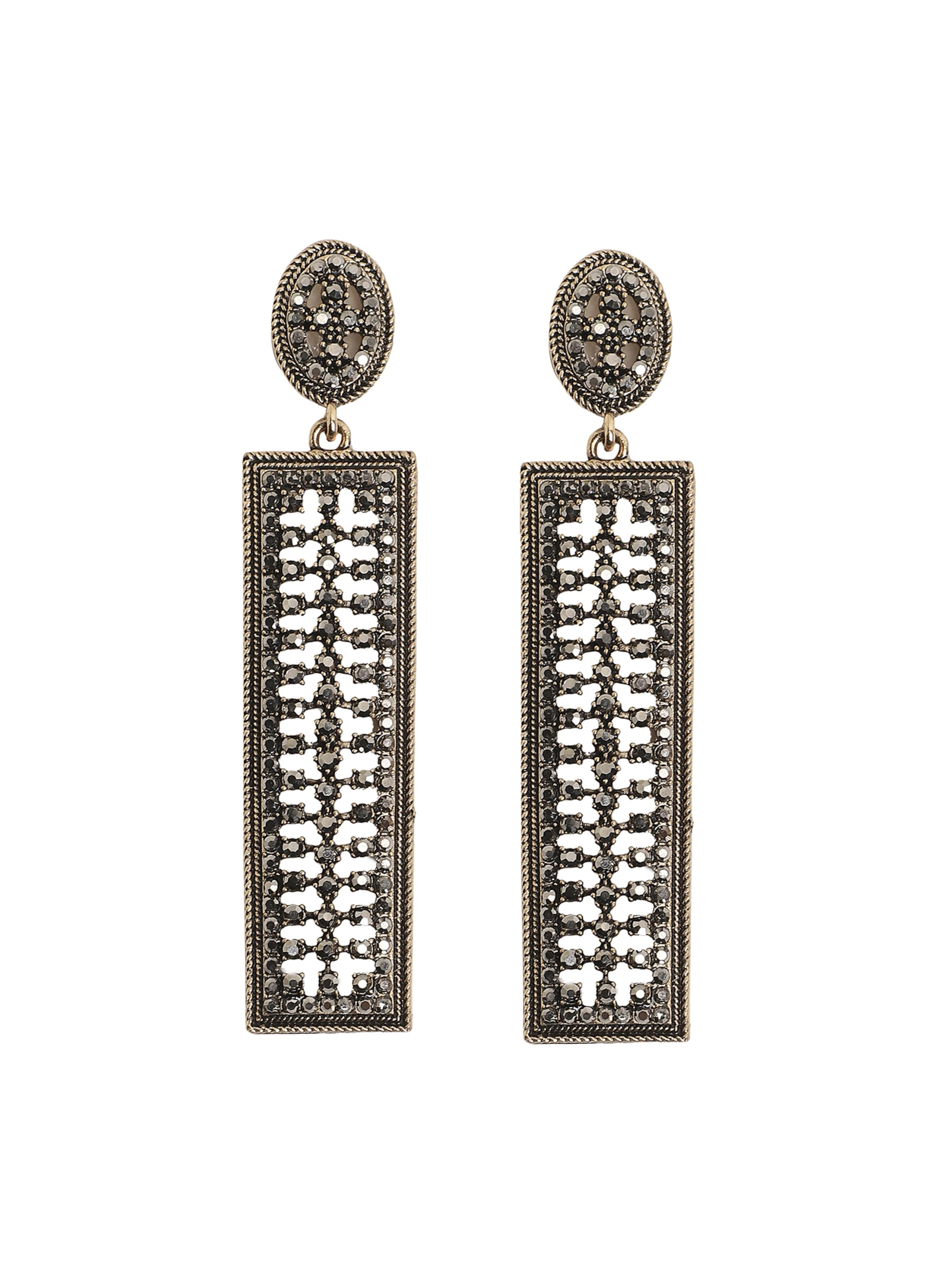 SOHI Uhani ' Kitti ' | srebrna barva: sprednja stran