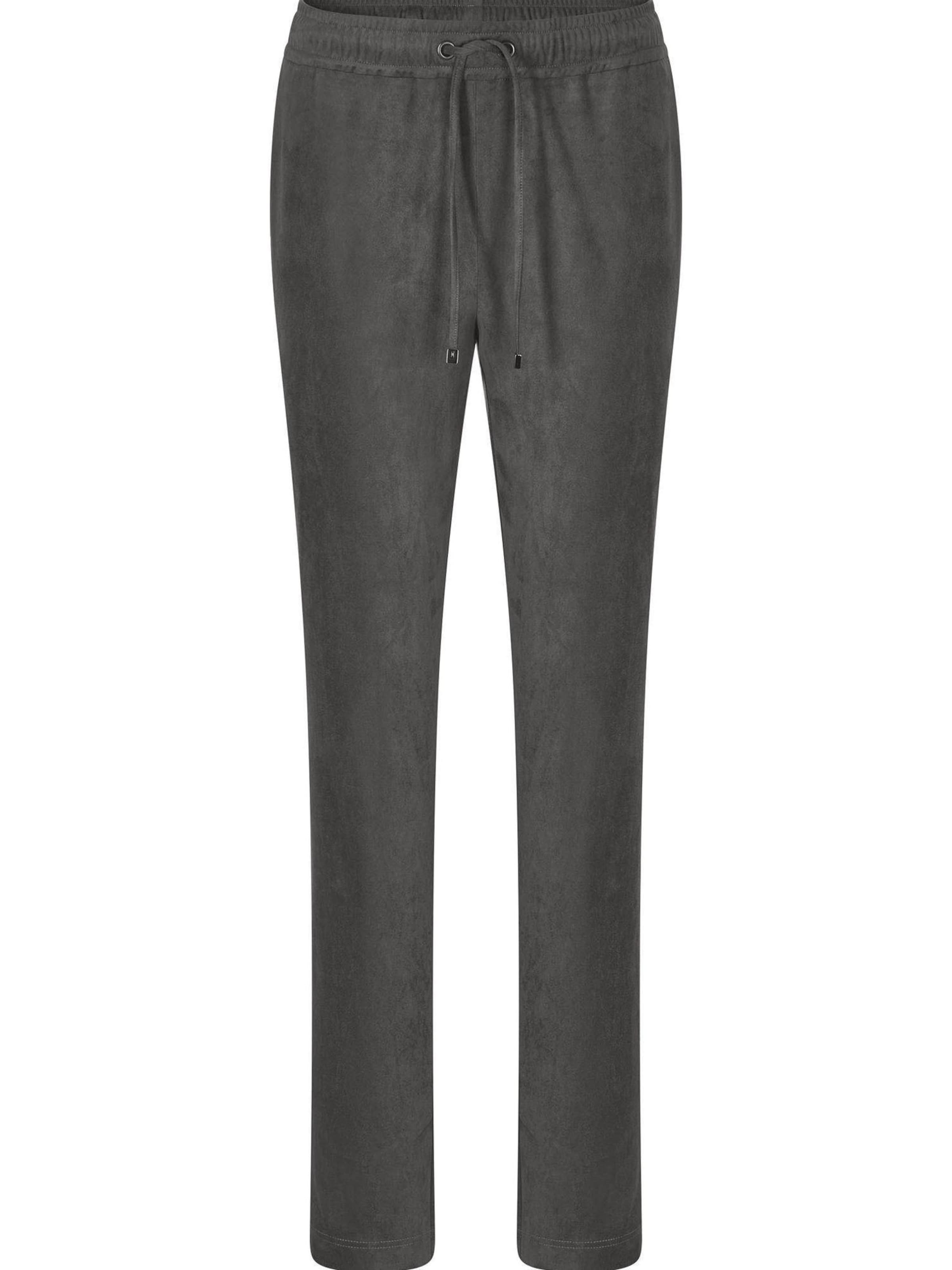 Goldner Loosefit Hose 'Sara' in Grau: Vorderseite