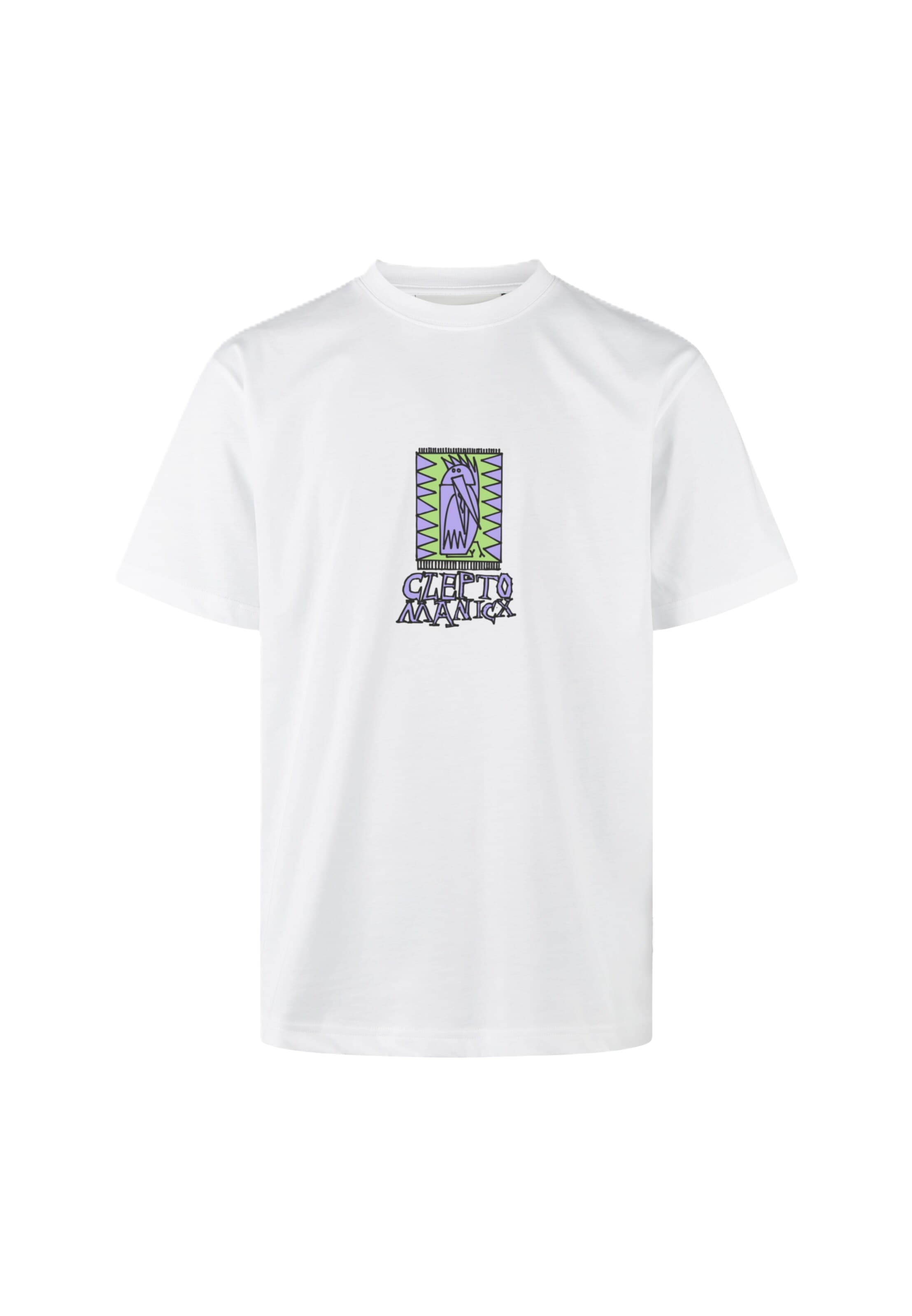 Cleptomanicx T-Shirt 'Hello' in M in weiß, Produktansicht