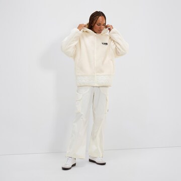 ELLESSE Kunstfelljacke 'Axamer' in Weiß