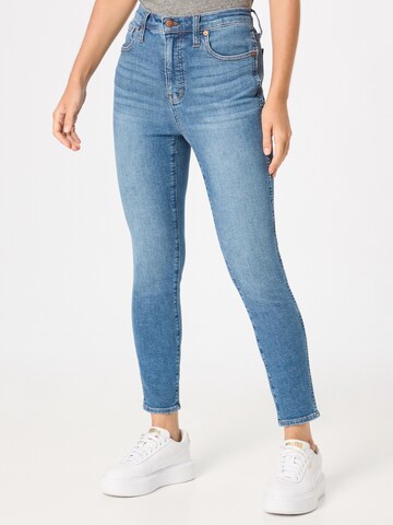 Madewell Skinny Fit Дънки в синьо: отпред