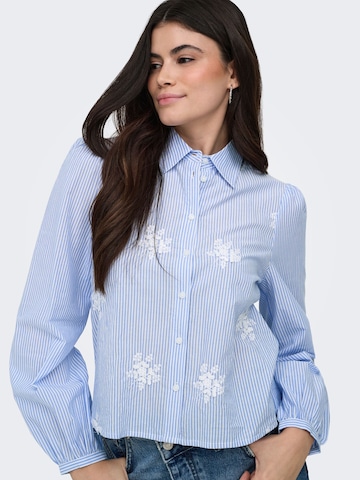 ONLY Blouse 'ONLRipley' in Blauw: voorkant