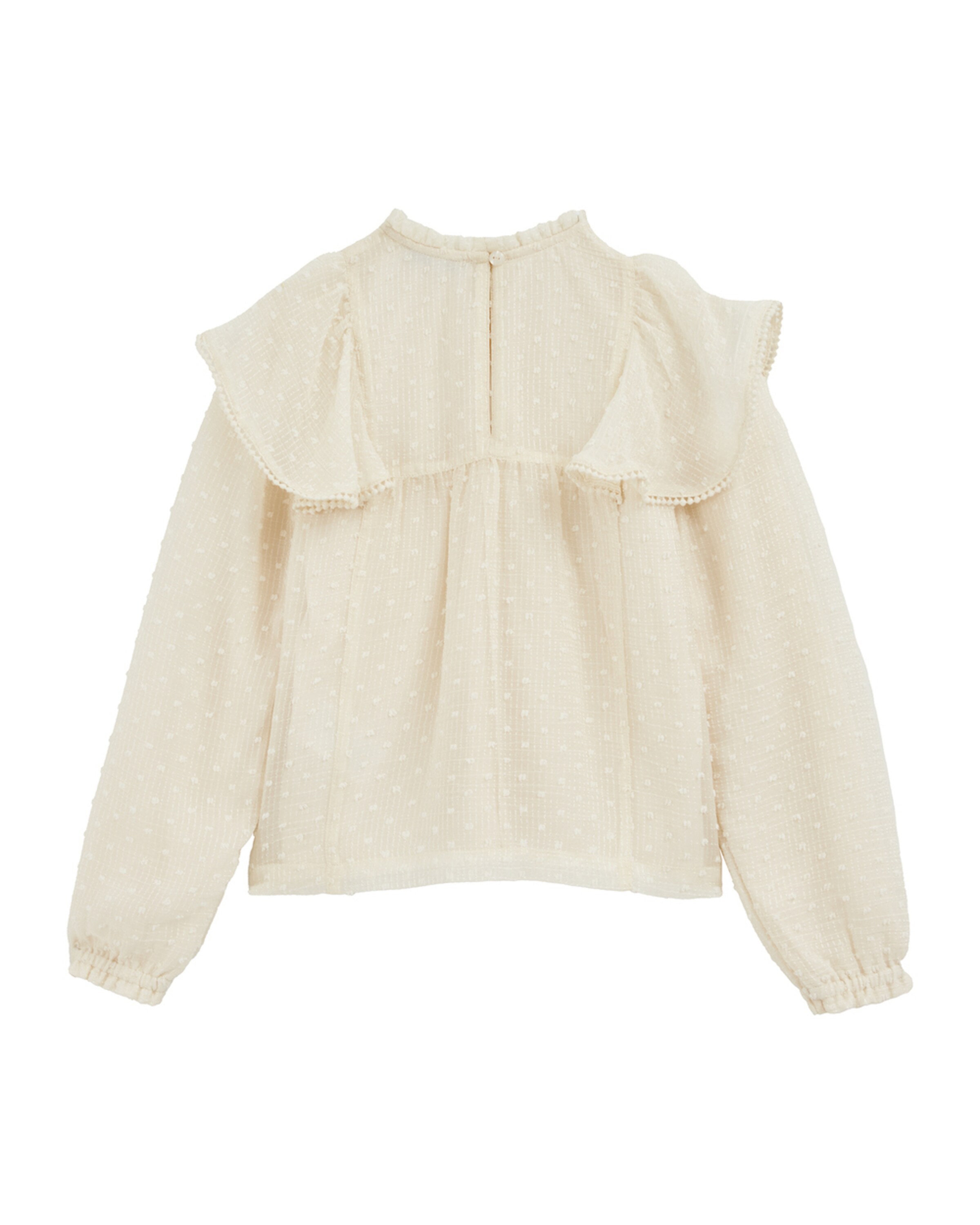 WE Fashion Pluus, värv valge