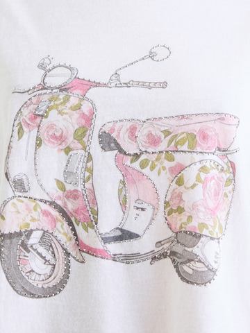 Hailys - Camisa 'Sv44enja' em branco