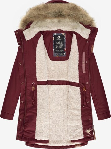 Parka d’hiver 'Tawny' Ragwear en rouge