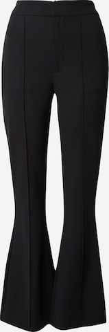 LeGer by Lena Gercke Flared Trousers with creases 'Hildegard' in Black: front