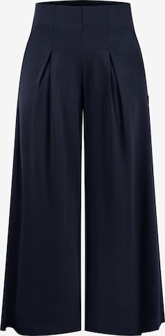 Wide Leg Pantalon 'Vanea' Smilodox en bleu : devant