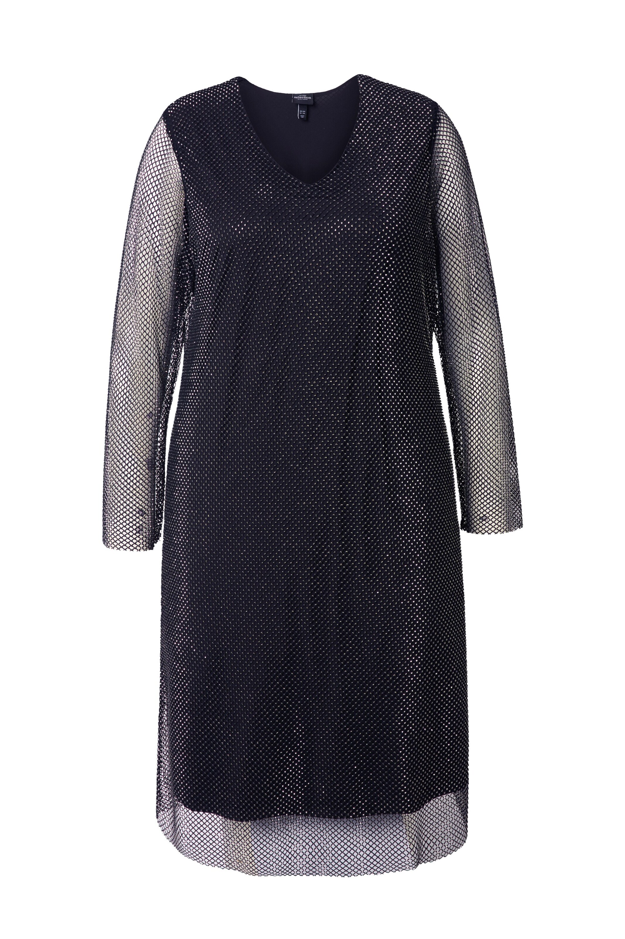 Ulla Popken Jurk in Grijs: voorkant