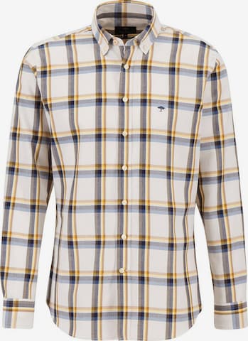 FYNCH-HATTON Regular fit Button Up Shirt in Yellow: front