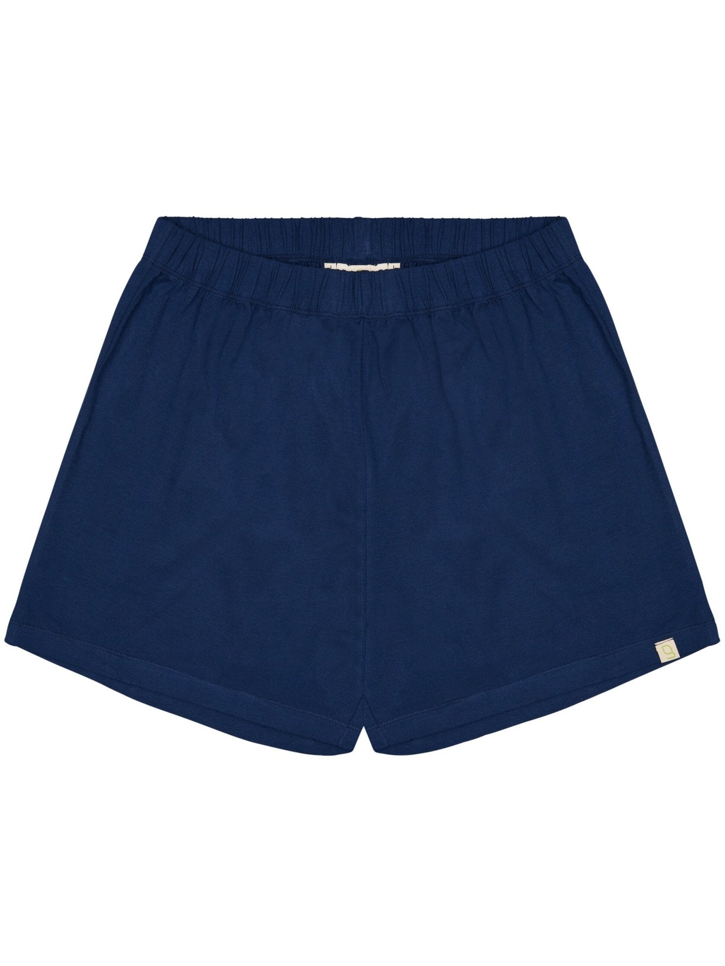 greenjama Pajama Pants 'Jersey' in Blue: front