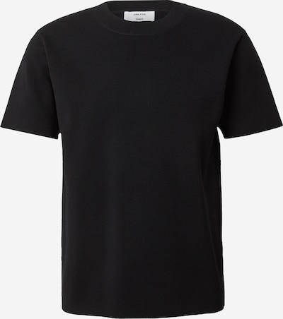 DAN FOX APPAREL Strick T-Shirt 'Nino' in schwarz, Produktansicht