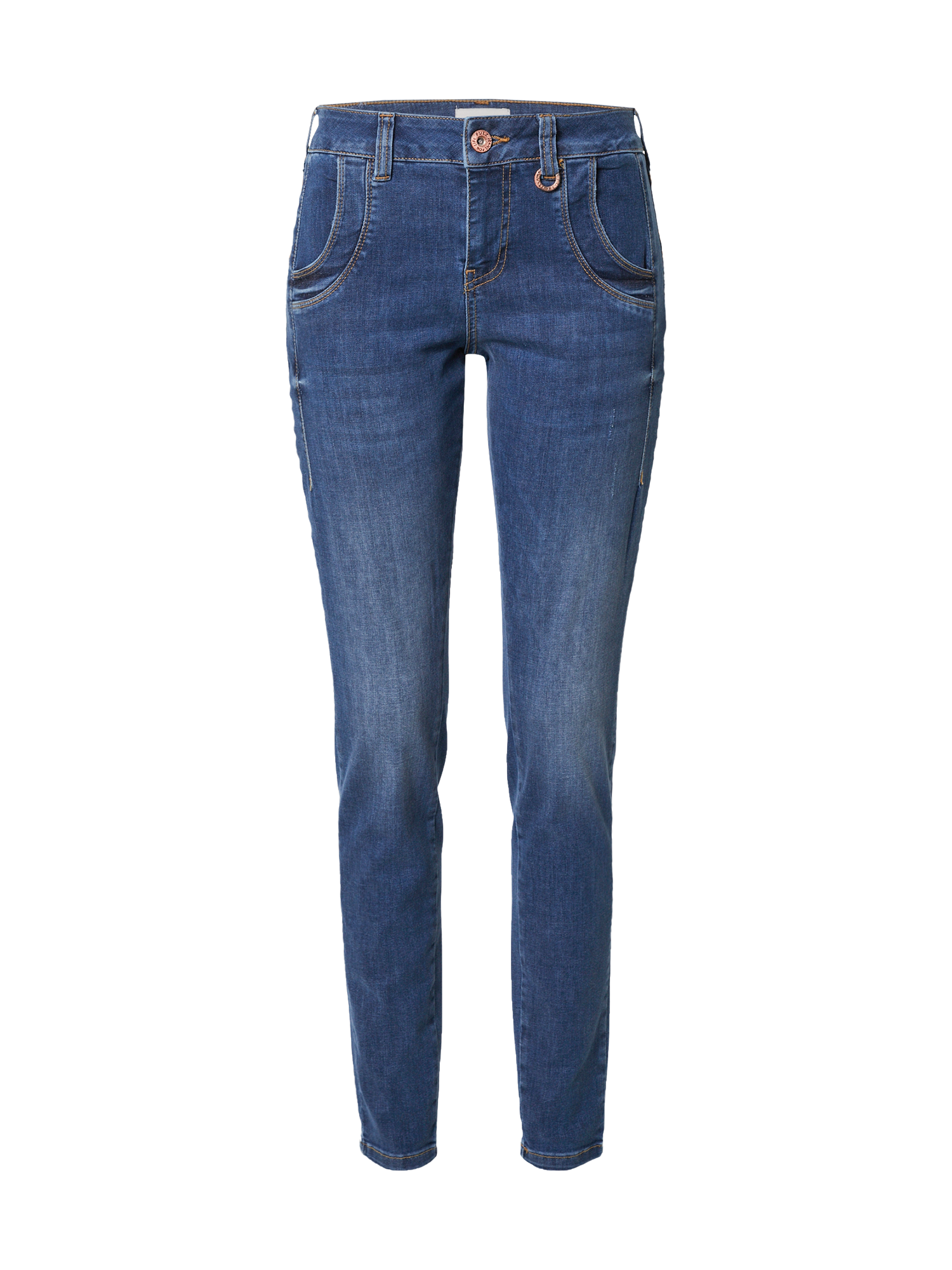 Abbigliamento A6nuH PULZ Jeans Jeans MARY in Blu Scuro 