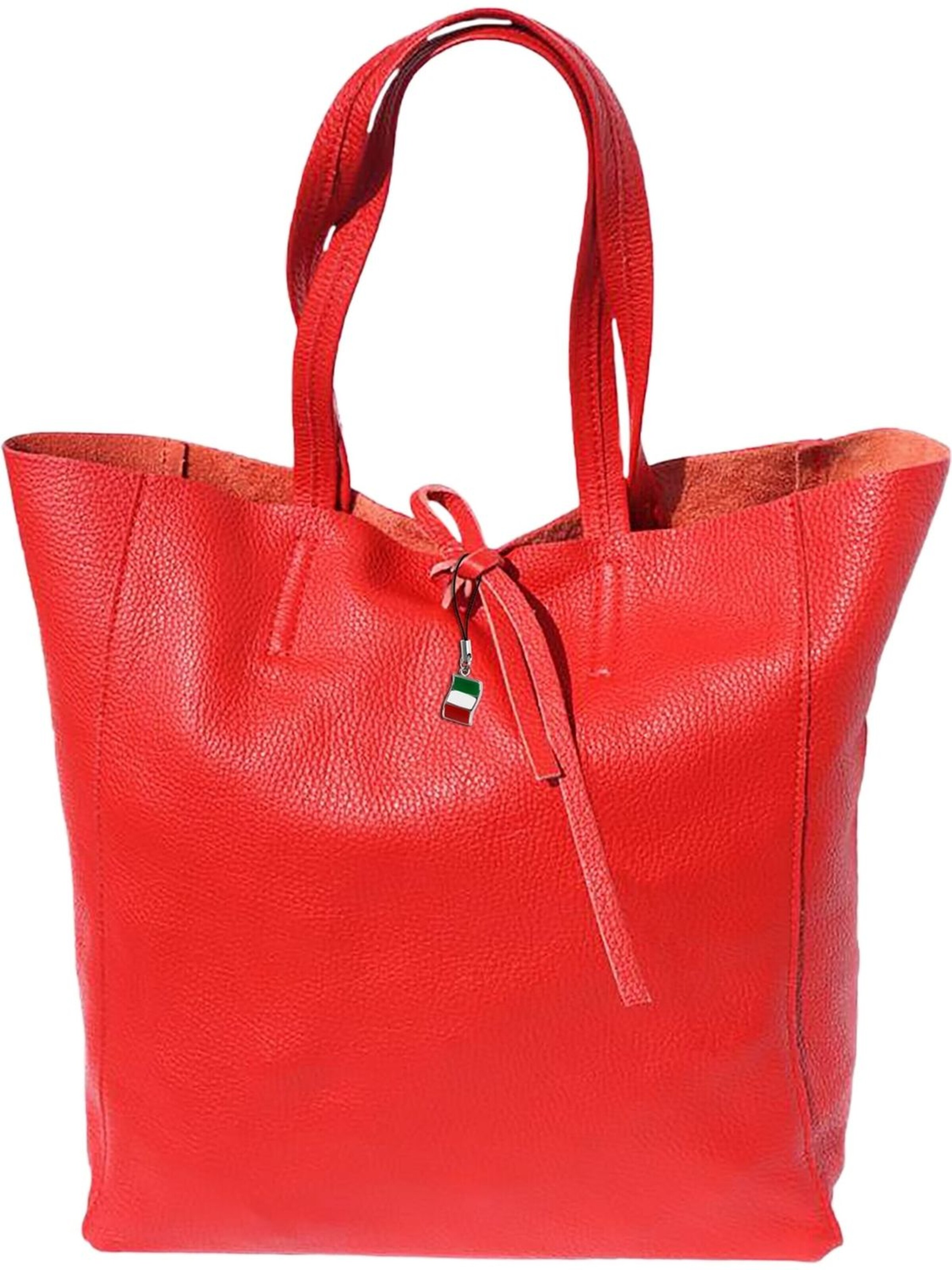 Florence Shoulder Bag in Red: front