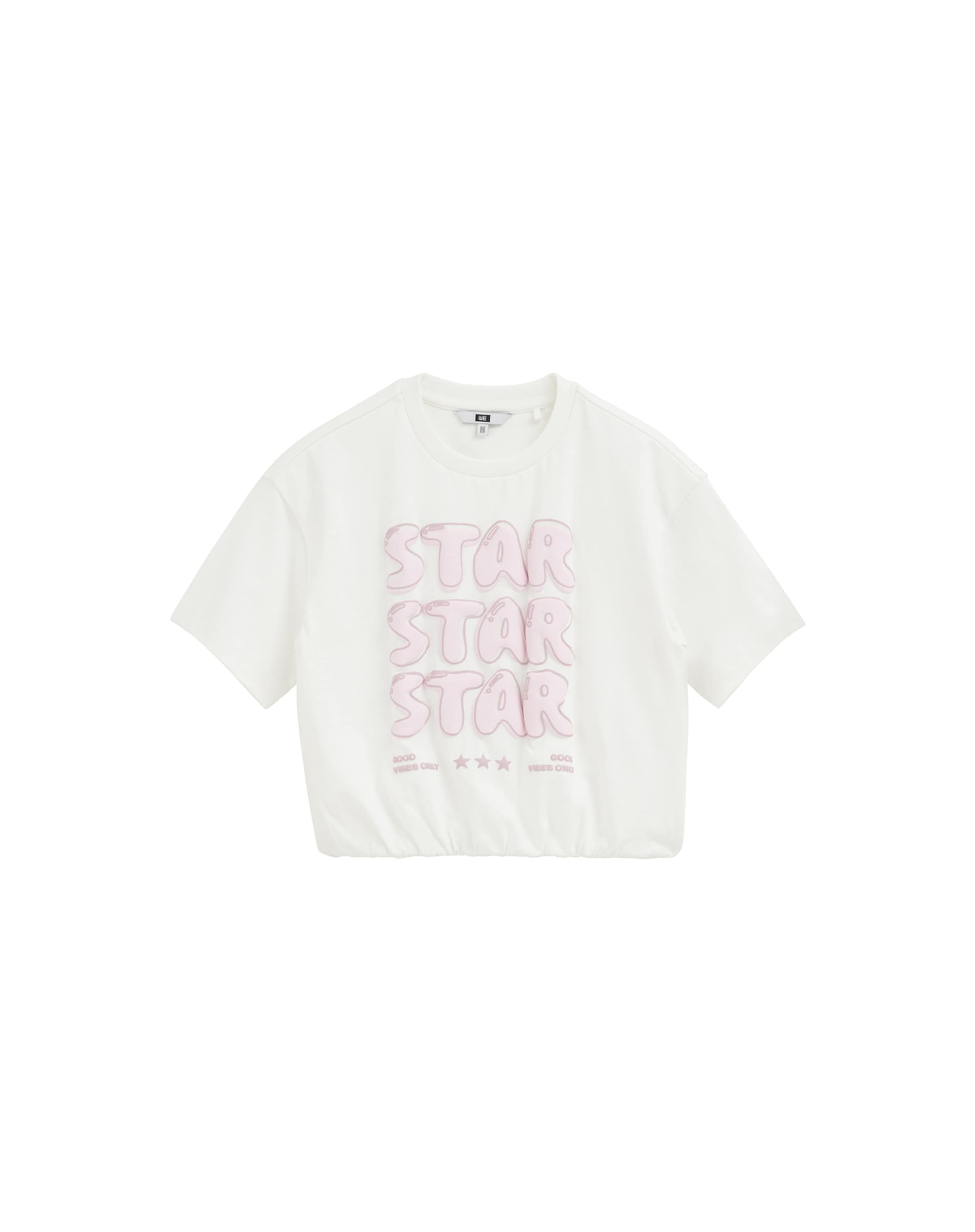 WE Fashion T-shirt i vit: framsida