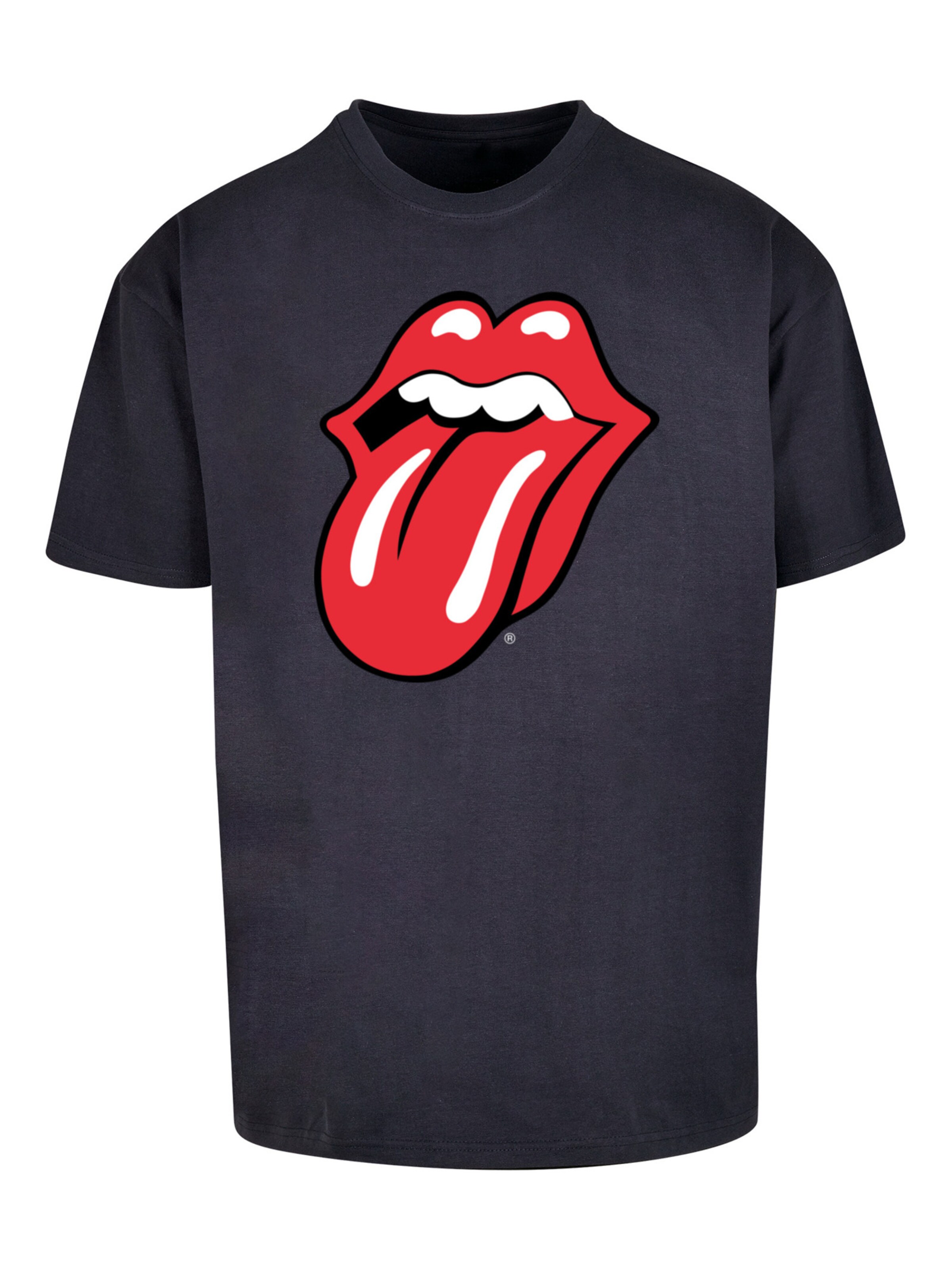 T-Shirt 'The Rolling Stones' F4NT4STIC en bleu : devant