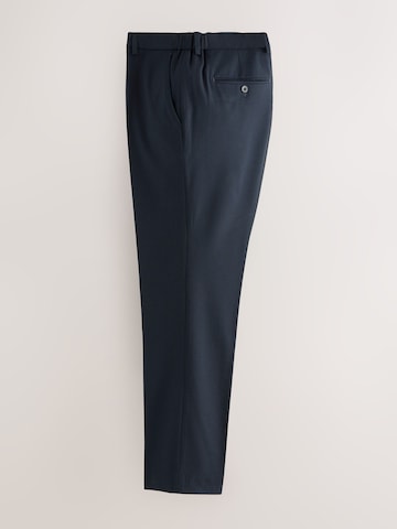 Next Regular Pleated Pants 'Motionflex' in Blue