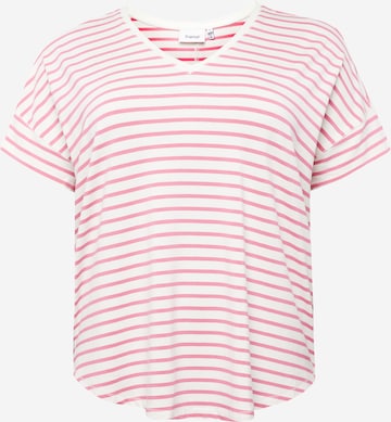 T-shirt 'FEPORSI' Fransa Curve en rose : devant