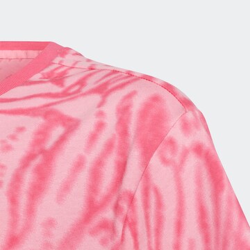 ADIDAS SPORTSWEAR Performance Shirt 'Future Icons Hybrid Animal Print  ' in Pink