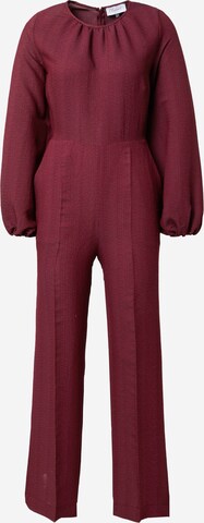 Closet London Jumpsuit in Rood: voorkant