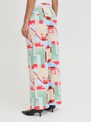Loosefit Pantalon 'Kate' ICHI en mélange de couleurs