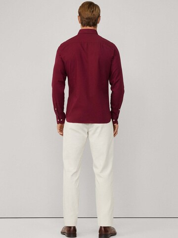 Hackett London Regular Fit Hemd 'Ess' in Rot