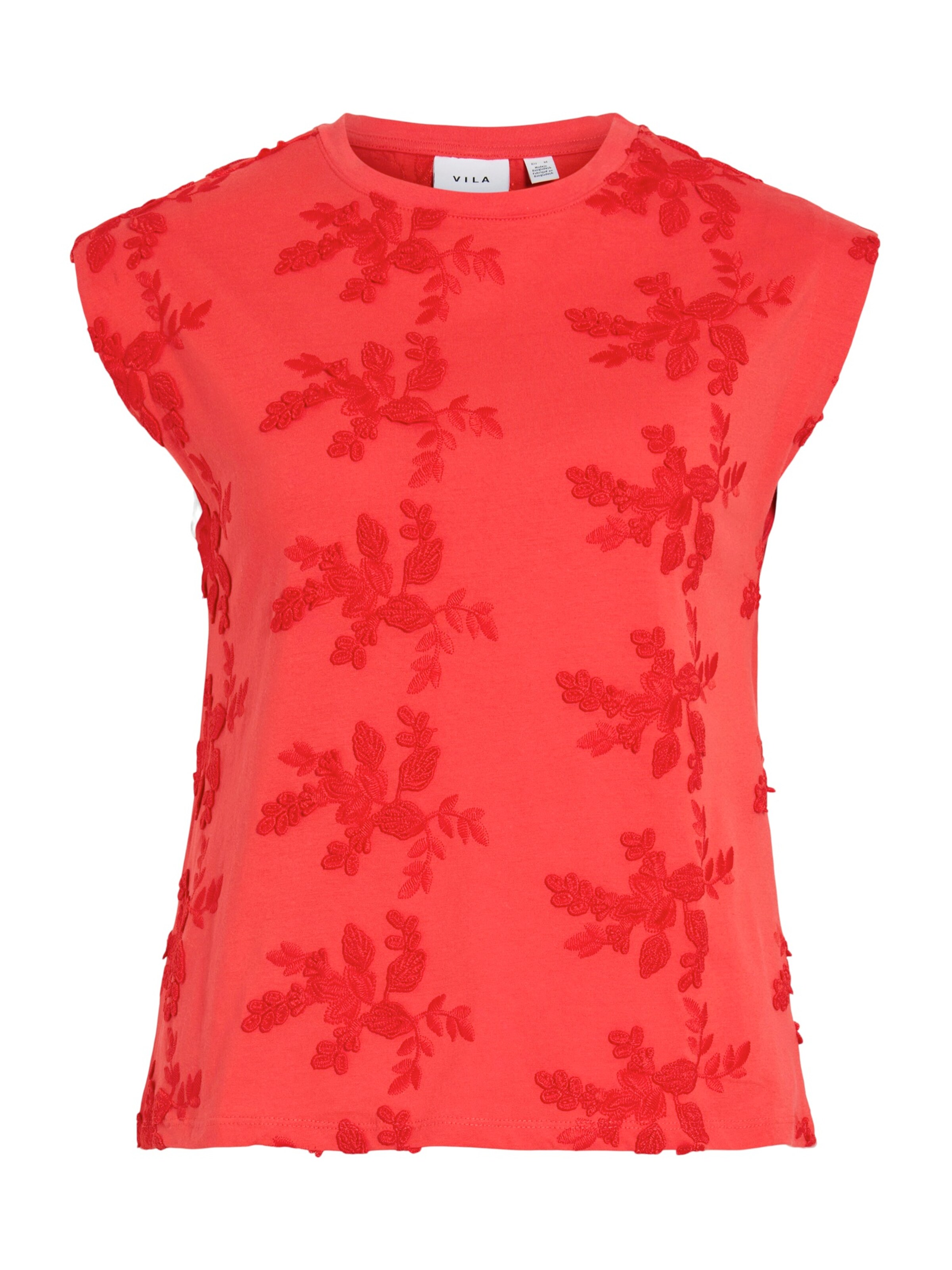 VILA Top in Roze: voorkant