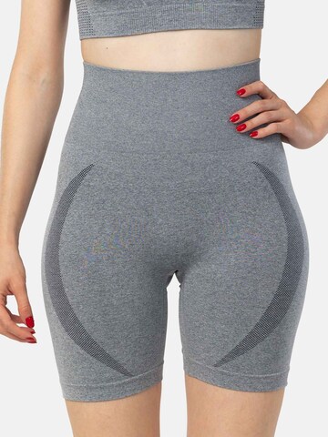 LEAFLETIC - Skinny Leggings 'Leafletic Women’s Shorts' en gris