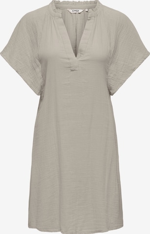 Robe 'ONLTHYRA' ONLY en gris : devant