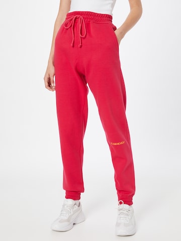 Effilé Pantalon Public Desire en rose : devant