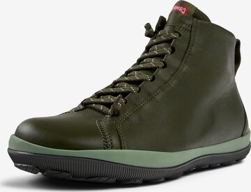 Boots stringati 'Peu Pista' di CAMPER in verde: frontale