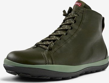 CAMPER Lace-Up Boots 'Peu Pista' in Green: front